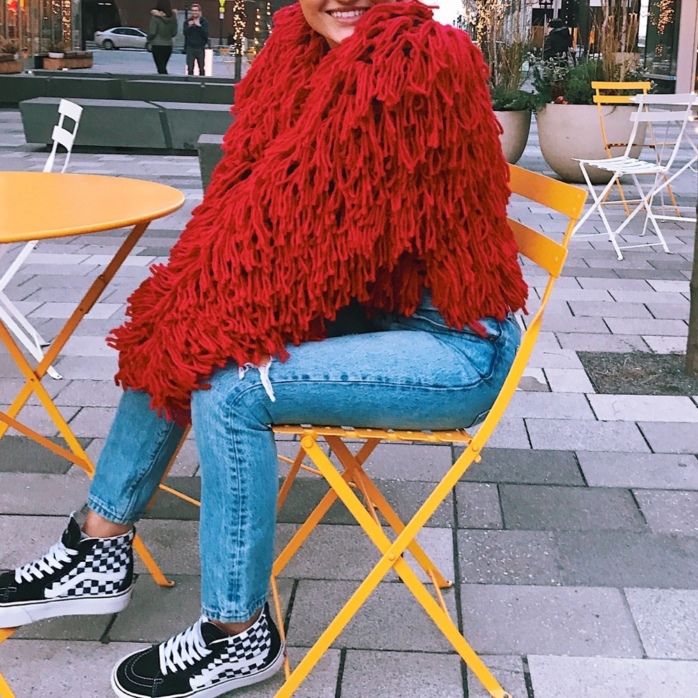 Shaggy Cardigan